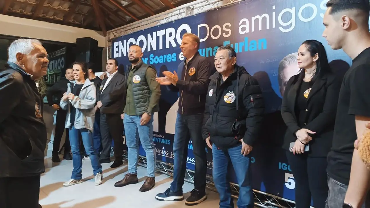 EVENTO POLÍTICO EVIDENCIA DOBRADA VITORIOSA IGOR SOARES DEP. FEDERAL E BRUNA FURLAN DEP. ESTADUAL. 