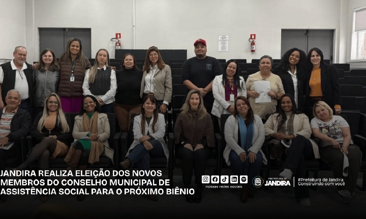 Jandira elege novos conselheiros do CMAS para o próximo biênio