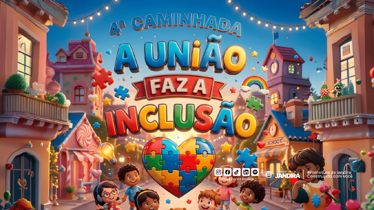 Jandira realiza 4ª Caminhada pela Inclusão e reforça apoio às pessoas com TEA