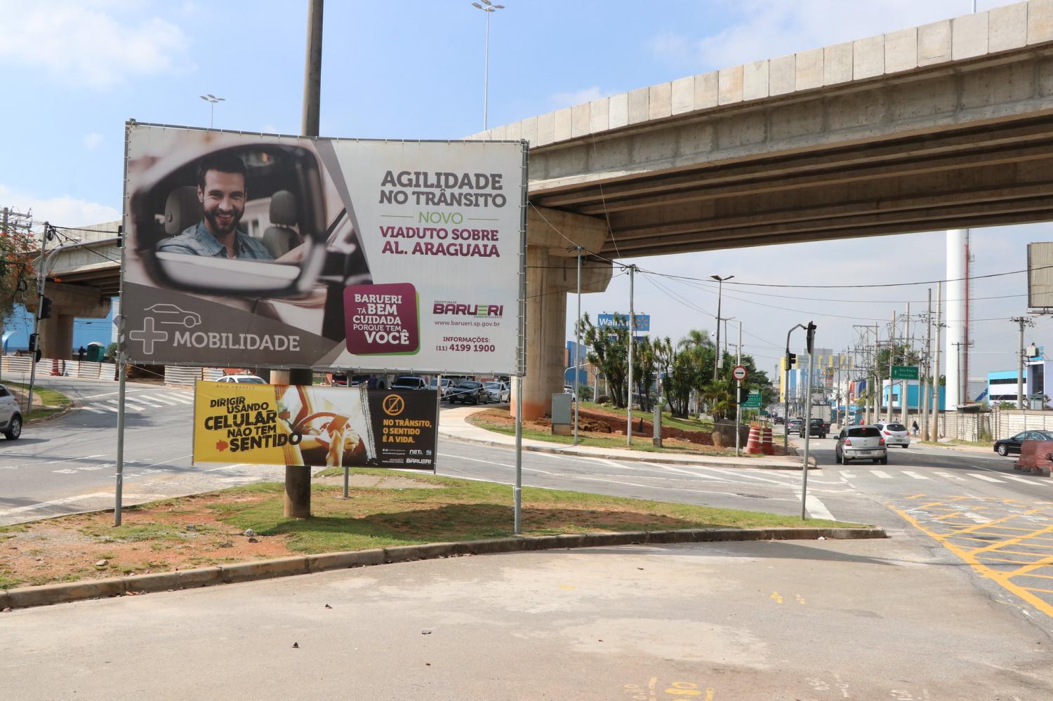 Obras viárias aumentam fluidez e segurança do trânsito em Barueri