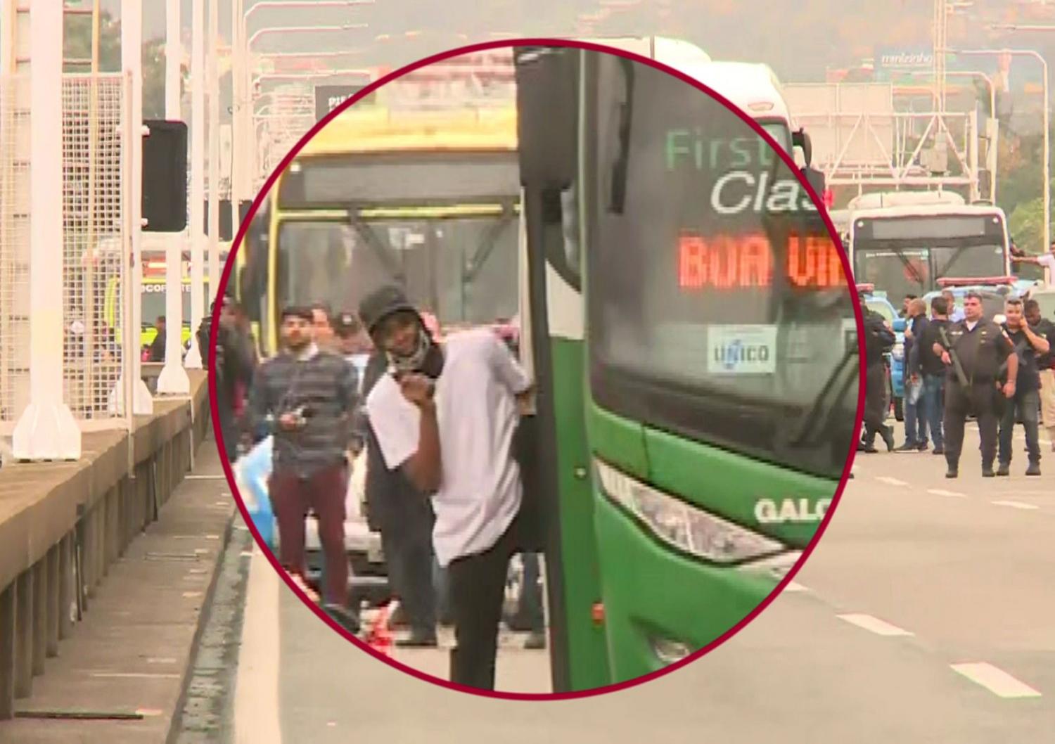 Sequestrador de ônibus é morto por atirador de elite na Ponte Rio-Niterói