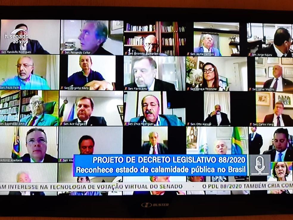Coronavírus: Senado aprova decreto que reconhece estado de calamidade pública
