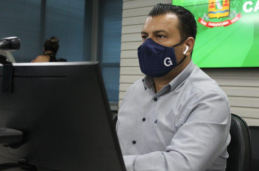 Guto pede câmeras de monitoramento nas principais vias de Carapicuíba
