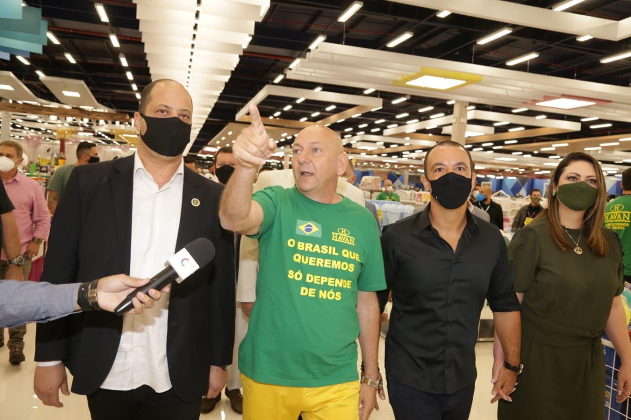 Ribamar celebra chegada da Havan a Osasco