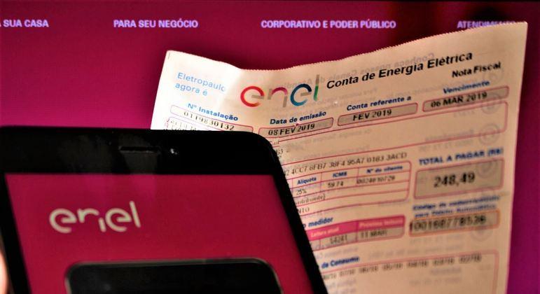 Enel dá desconto de 40% em contas atrasadas
