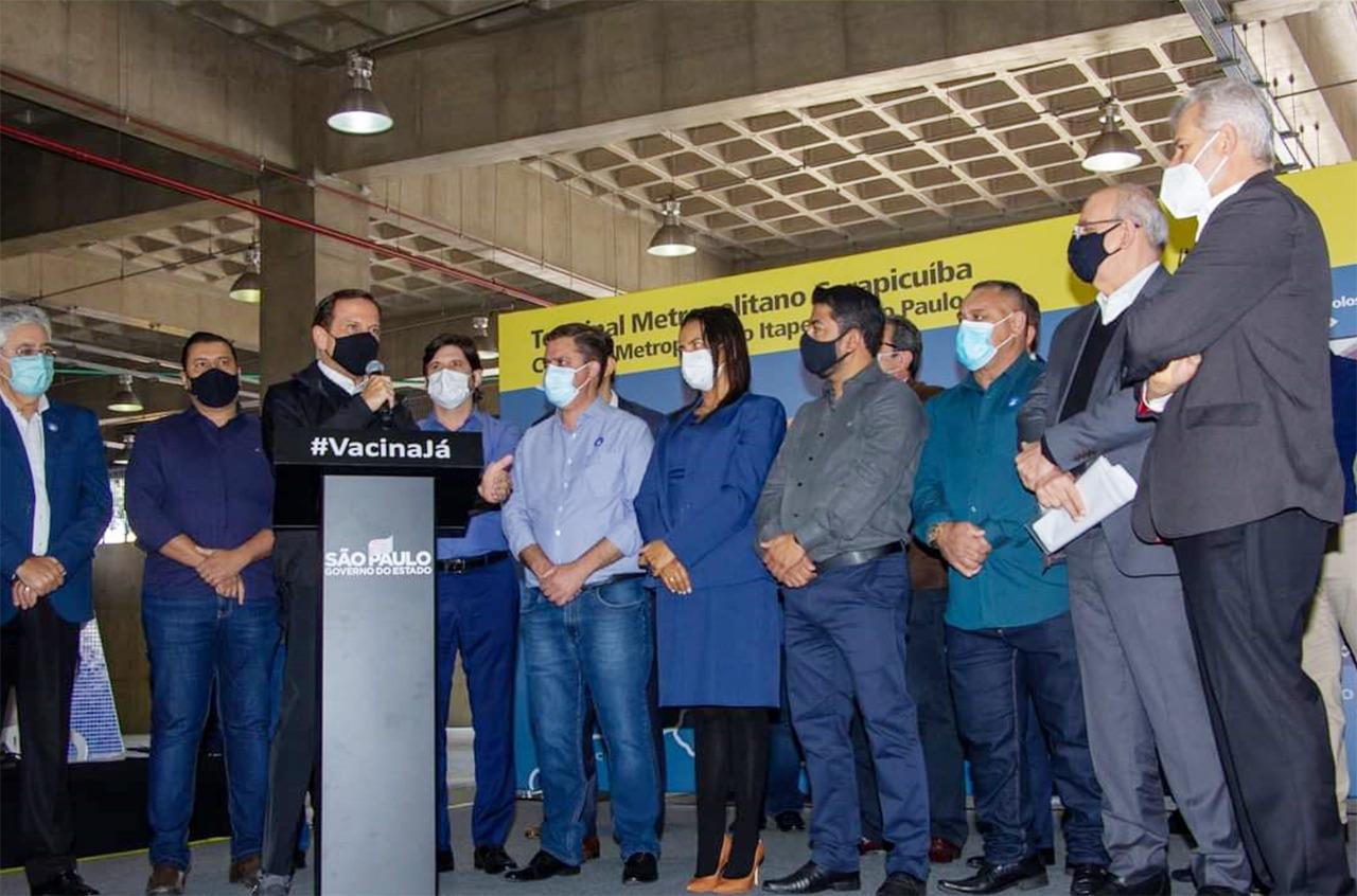 João Doria e o Prefeito Marcos Neves inauguram Terminal Metropolitano em Carapicuíba!