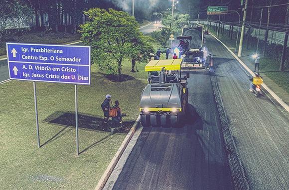 Santana de Parnaíba: Secretaria de Serviços Municipais inicia obras de recapeamento da Yojiro Takaoka