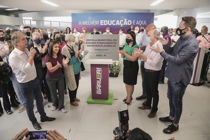 Barueri: Inauguração da Emef Estevan Placêncio foi marcada por homenagens e muita emoção