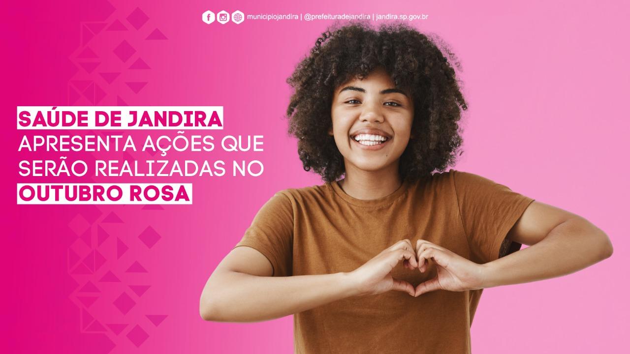 Saúde de Jandira apresenta ações que serão realizadas no Outubro Rosa