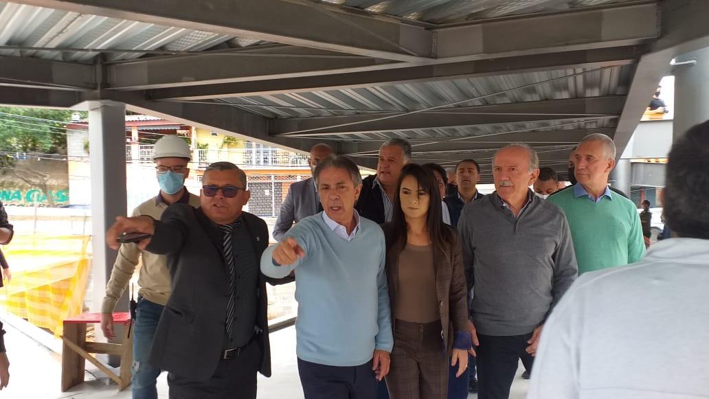 Furlan, Piteri e a Dep. Federal Bruna Furlan realizam vistoria oficial no Complexo Esportivo do Silveira