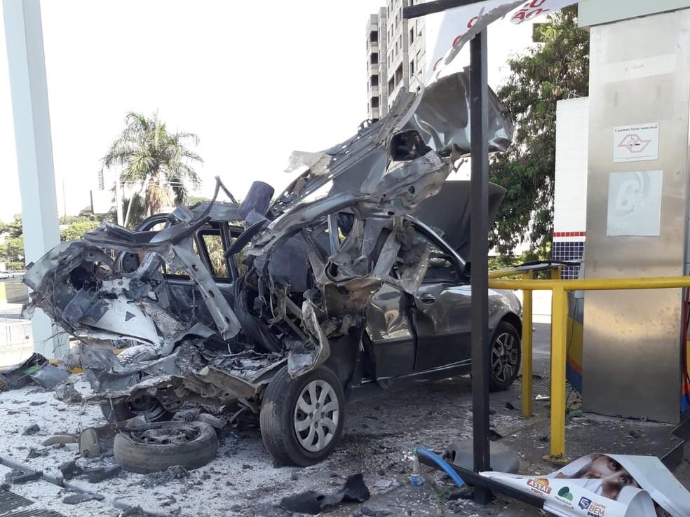 Carro que explodiu ao abastecer com gás natural tinha 'gambiarra' com cilindro de gás de cozinha