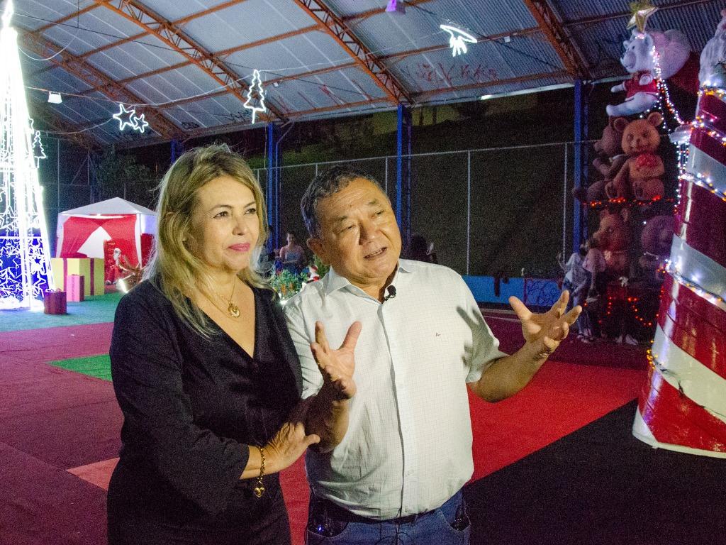 Doutor Sato inaugura o Natal Encantado 2021 em Jandira