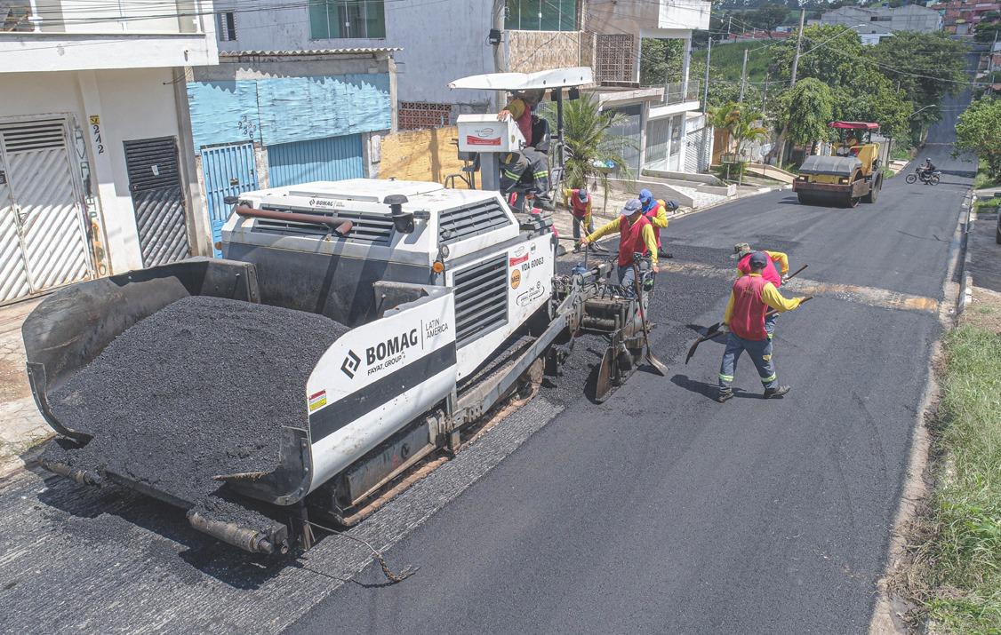 Programa de pavimentação beneficia moradores do Refúgio e do Suru em Santana de Parnaíba