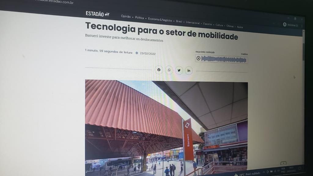 Investimentos de Barueri em mobilidade são destaque na mídia