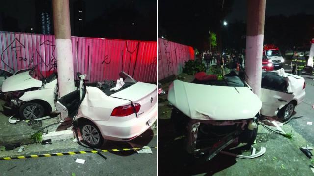 Osasco: dois jovens morrem e outros dois ficam feridos após grave acidente de trânsito