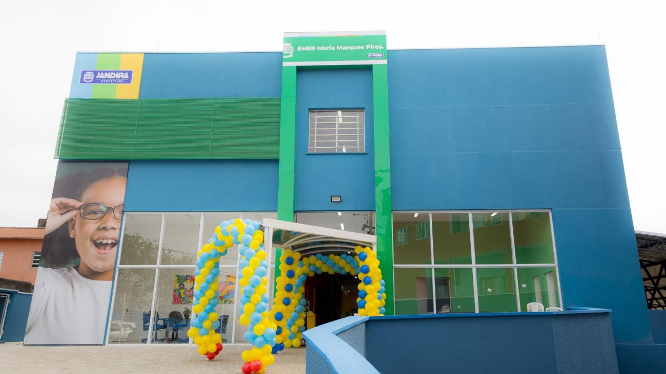 EMEB Maria Marques Pires é entregue com capacidade para atender mais de 400 crianças em Jandira