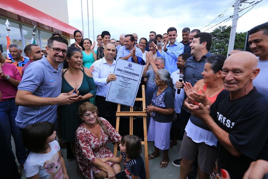 Prefeito Marcos Tonho inaugura unidade do CRAS no bairro Cururuquara