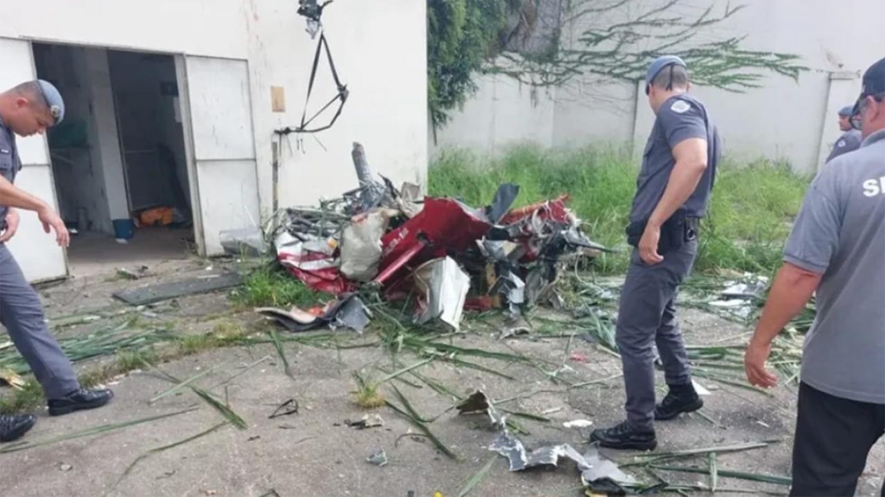 TRAGÉDIA! Queda de helicóptero deixa quatro mortos em São Paulo