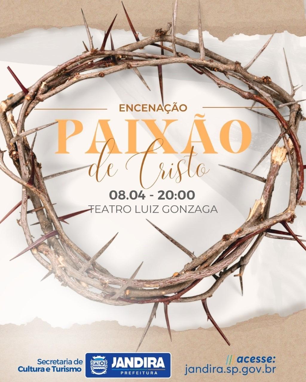 Espetáculo da Paixão de Cristo 2023 de Jandira acontece neste sábado (8)