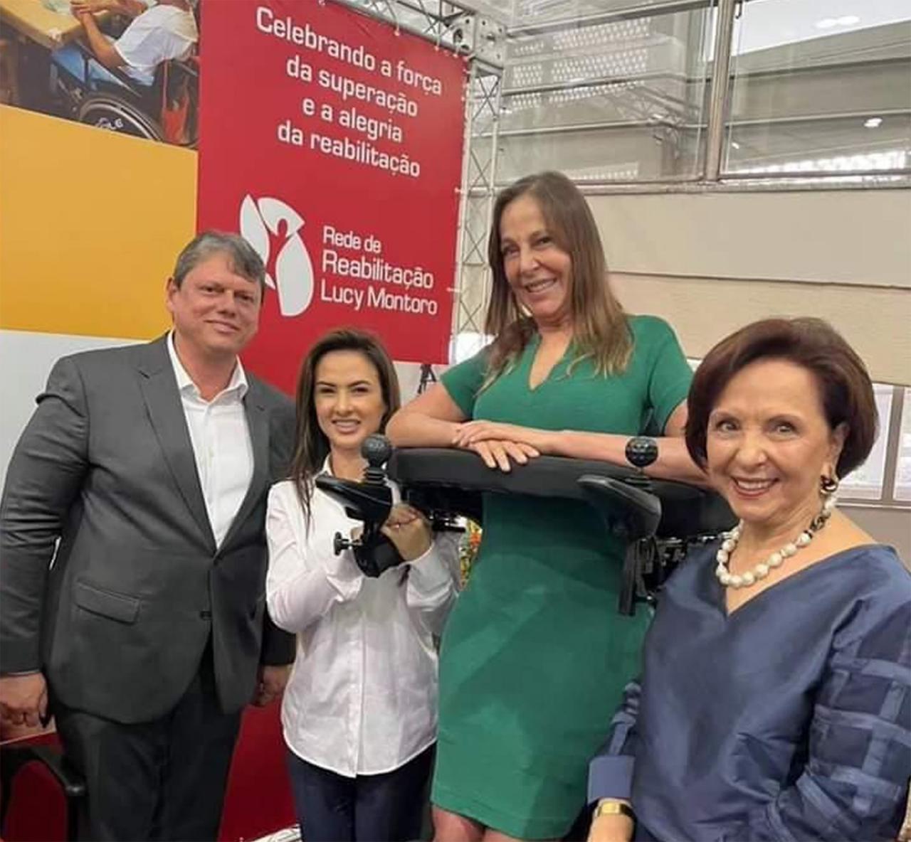 Com a presença da Presidente da Comissão de Saúde da Alesp, Dep. Bruna Furlan, Governador Tarcísio de Freitas, firma acordo com a Rede Lucy Montoro