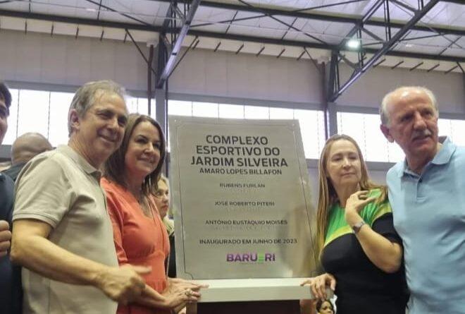 Furlan e Piteri entregam o maior Complexo Esportivo de Barueri no Jardim Silveira