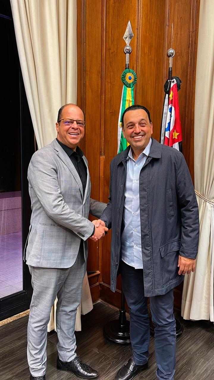 Ribamar Silva é recebido pelo vice-governador de São Paulo 