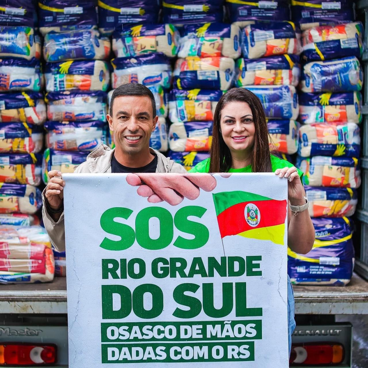 Prefeito de Osasco, Rogério Lins, anunciou ajuda ao Rio Grande do Sul,  às famílias afetadas pelos temporais!