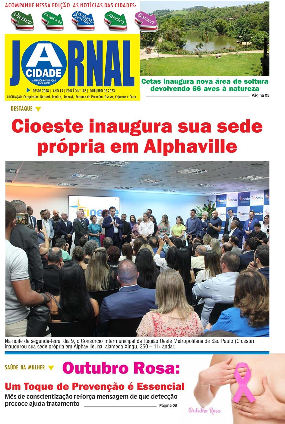 Jornal A CIDADE ed 188 Outubro 2023