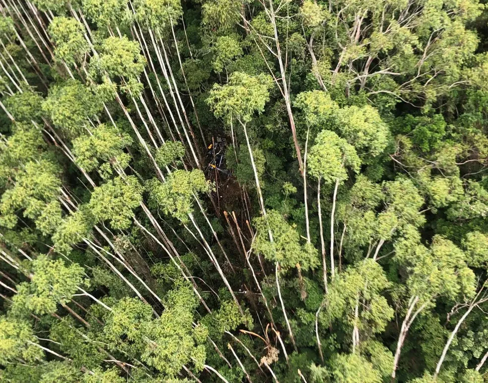 Helicóptero que desapareceu com 4 pessoas em SP é encontrado por equipes de buscas em Paraibuna