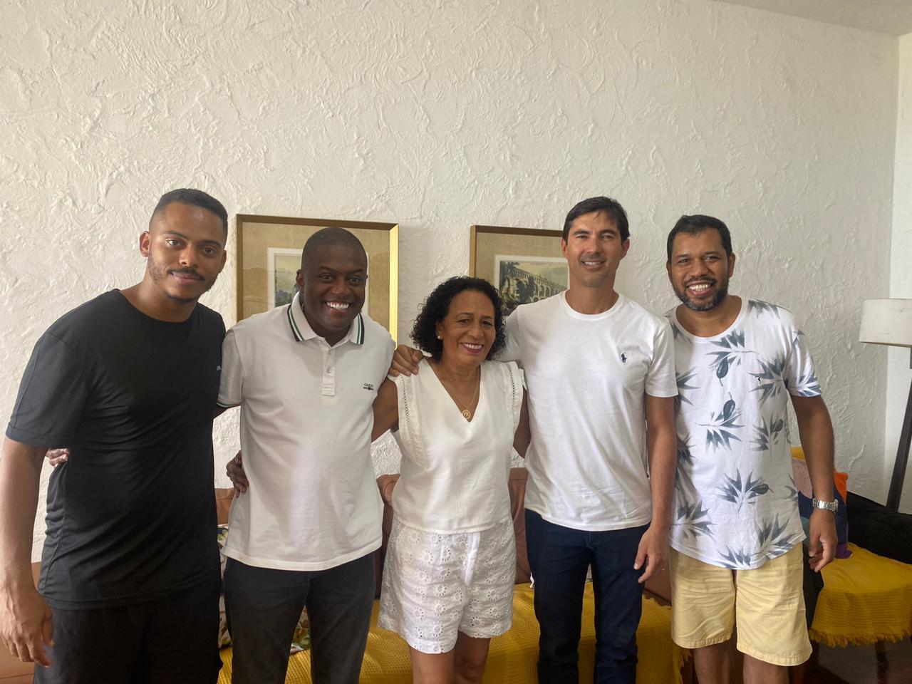 Rubinho Furlan e Diney Castilho visitam a Presidente Nacional do PMB Suêd Haidar