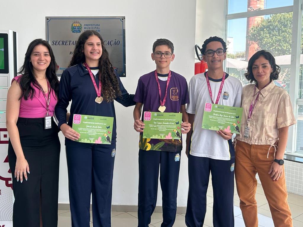Barueri conquista medalhas na Olimpíada Brasileira de Matemática