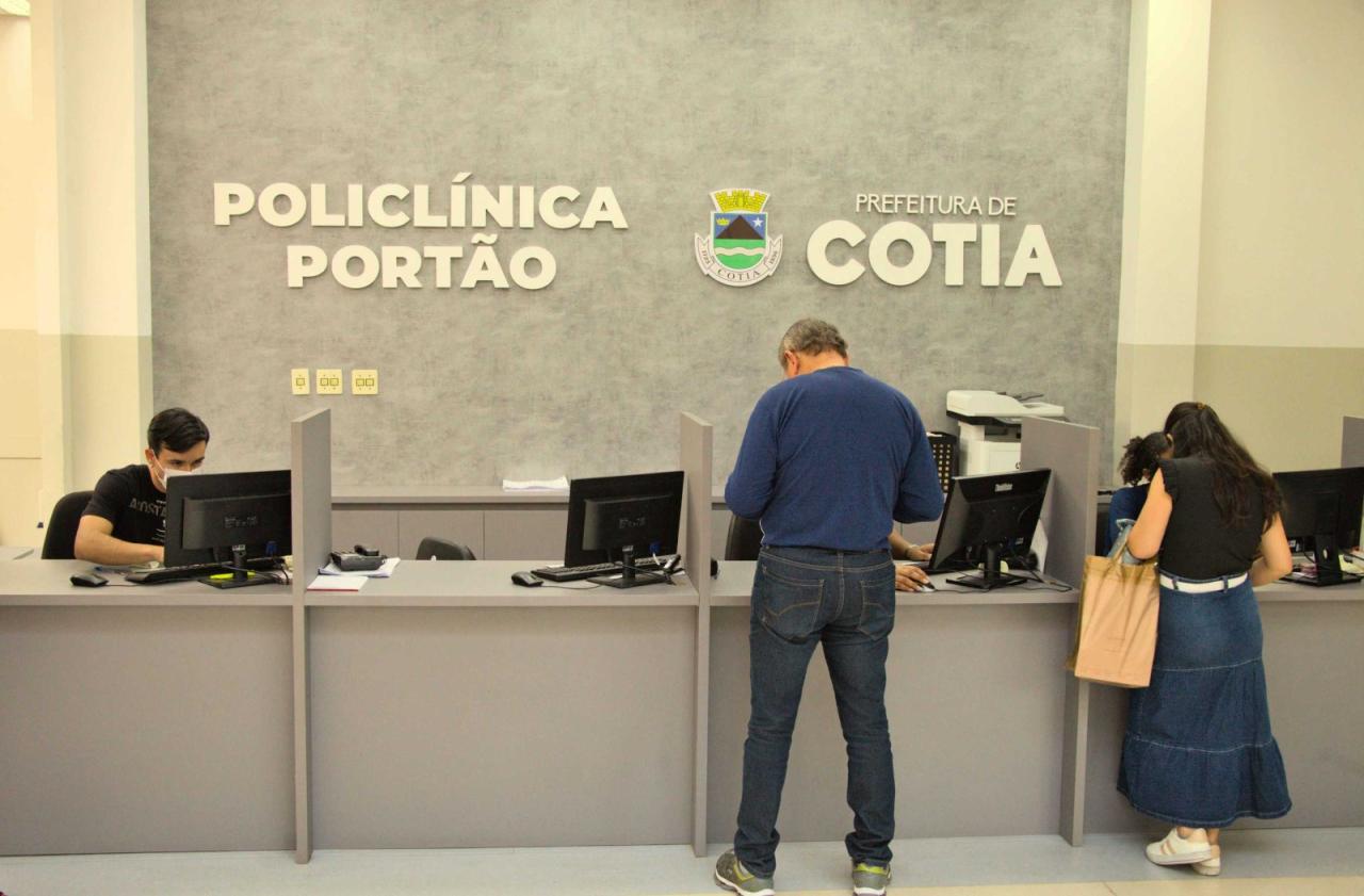 COTIA: Reforma completa da Policlínica Portão chega à etapa final