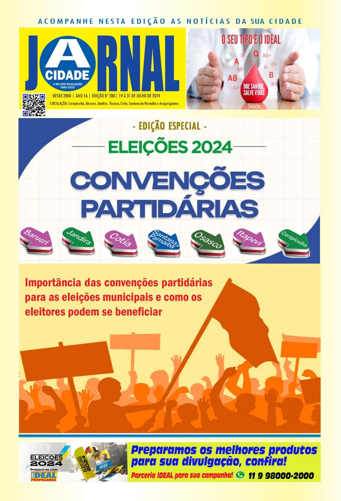 Jornal A CIDADE ed 200 Julho 2024