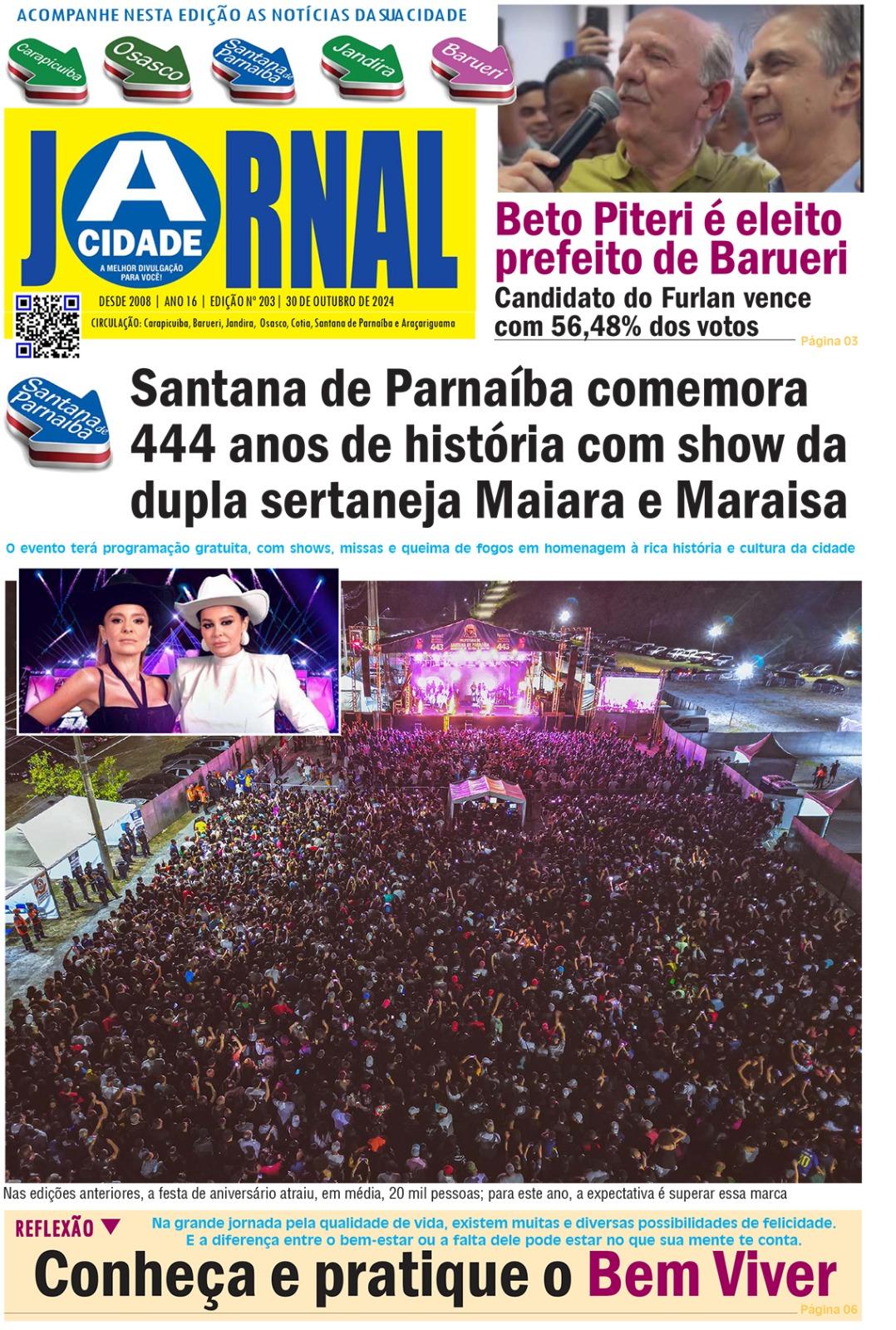 Jornal A CIDADE ed 203 Outubro 2024