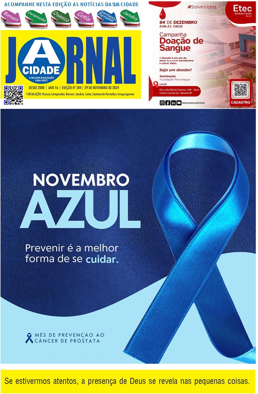 Jornal A CIDADE ed 204 Novembro 2024