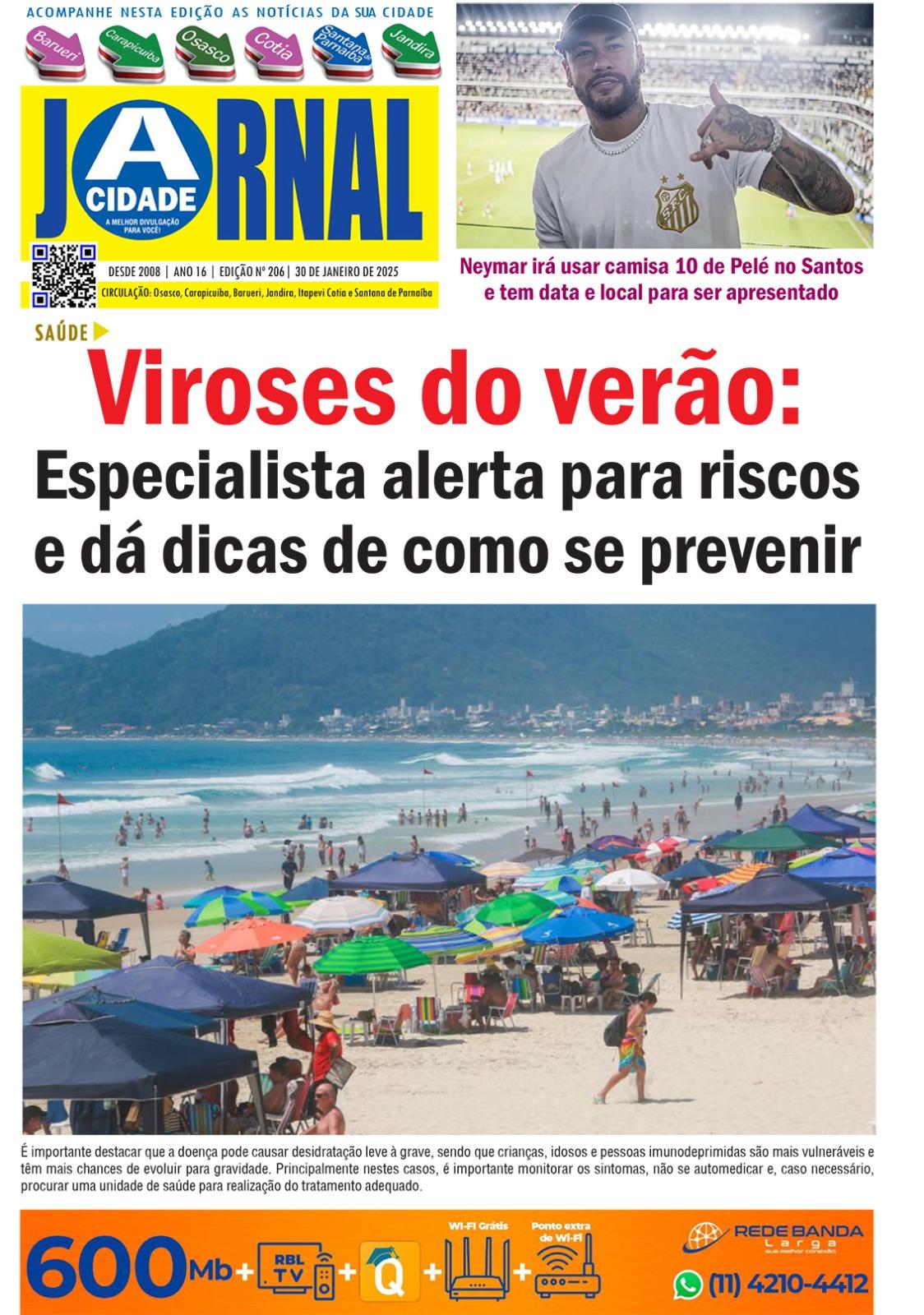 Jornal A CIDADE ed 206 Janeiro 2025