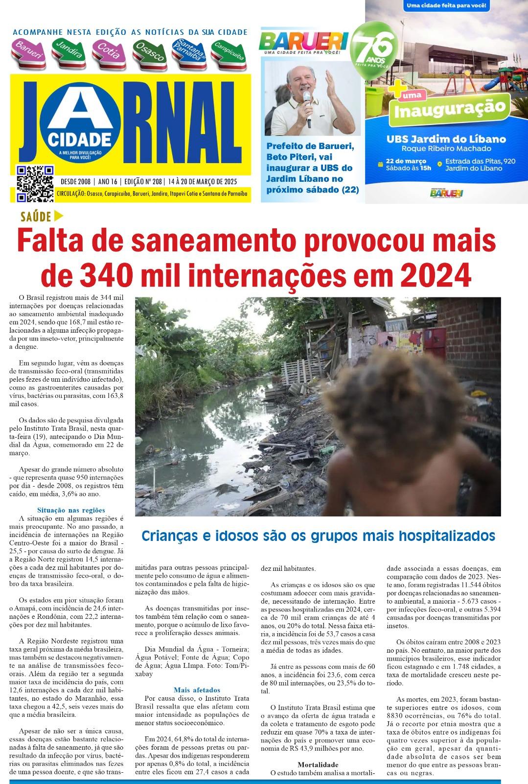 Jornal A CIDADE ed 208 Março 2025