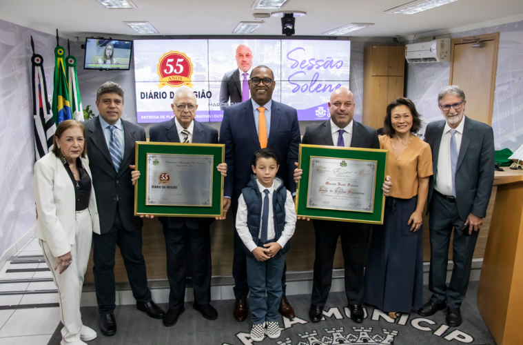 Jornal Diário da Região e seu diretor recebem homenagem na Câmara de Osasco