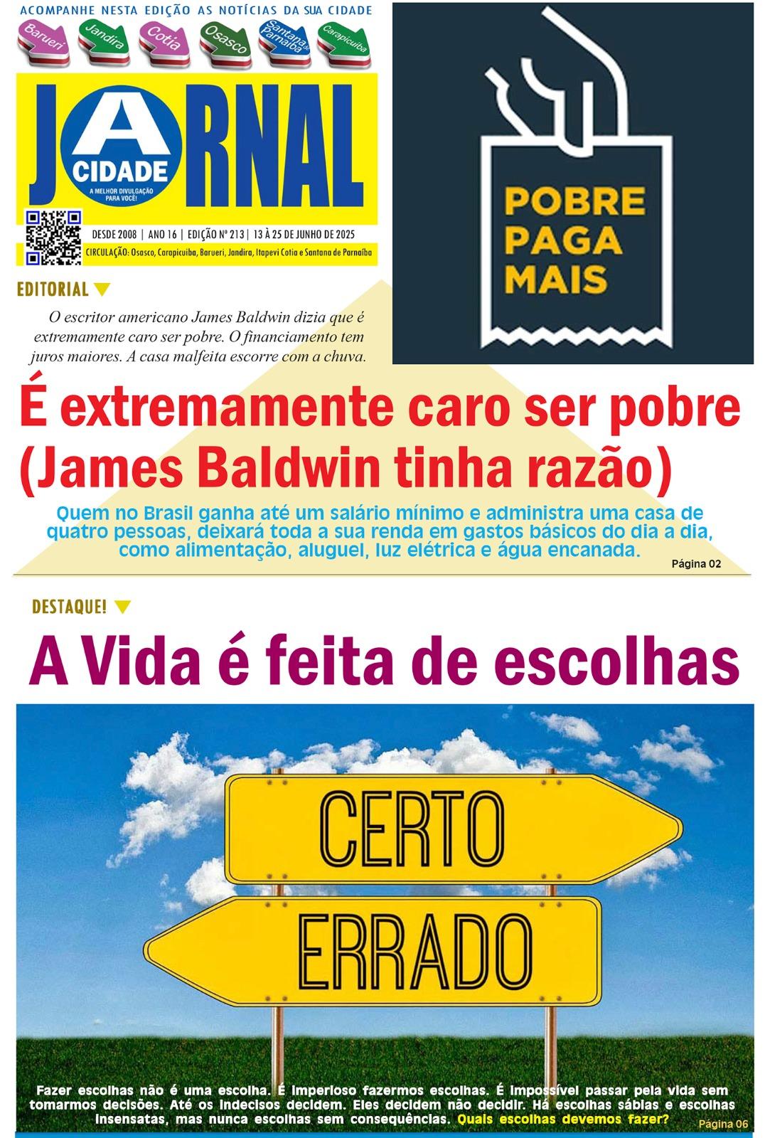 Jornal A CIDADE ed 213 Junho 2025