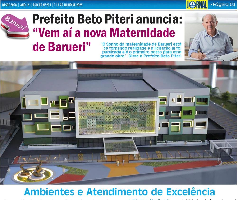 Prefeito Beto Piteri anuncia: “Vem aí a nova Maternidade de Barueri”