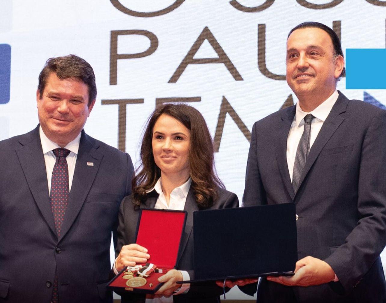 Deputada Estadual Bruna Furlan ganha Medalha de Honra ao Mérito “Walter Leser”