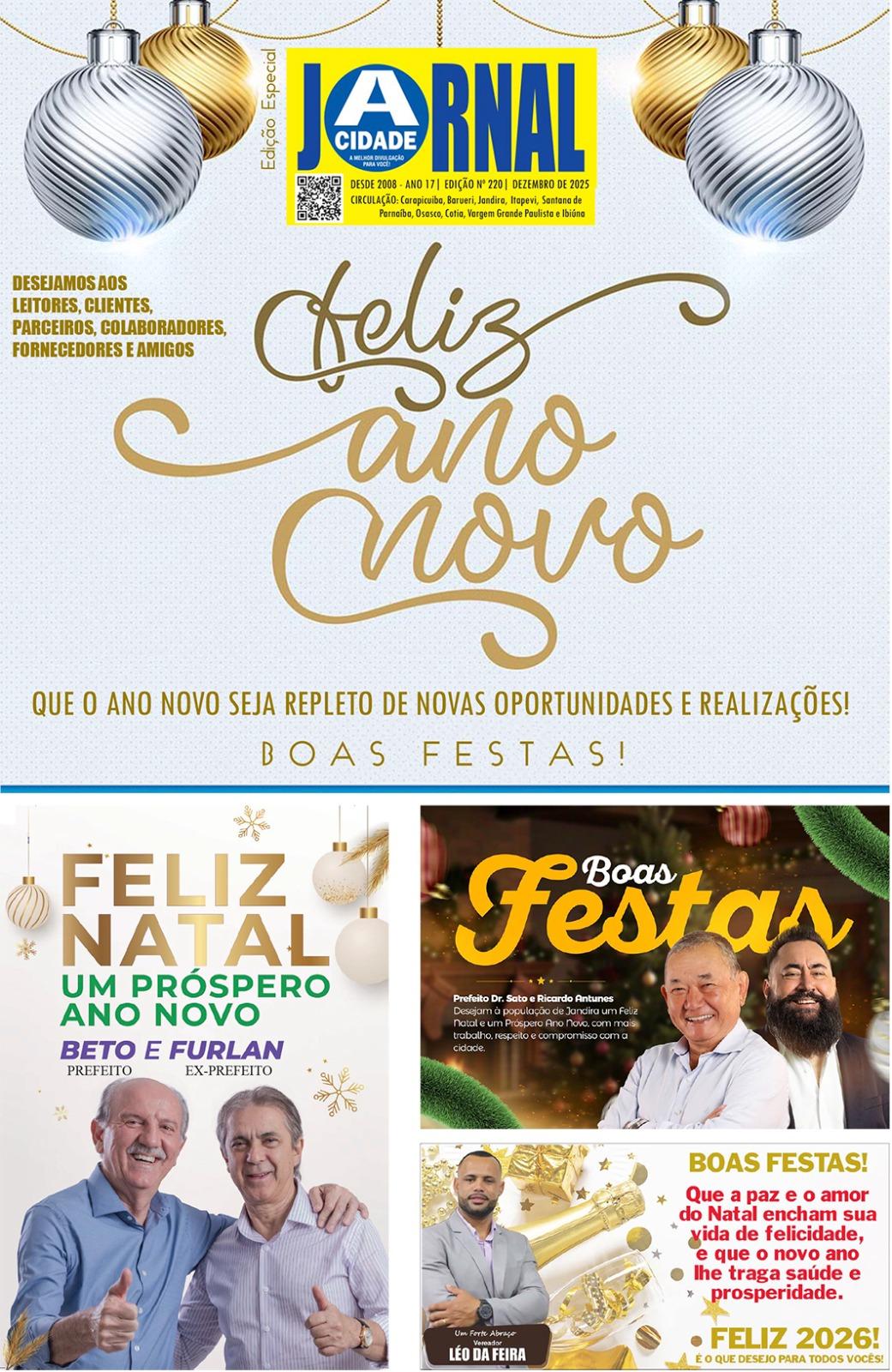 Jornal A CIDADE ed 220 Dezembro 2025