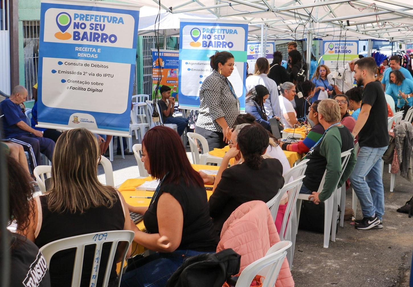 Prefeitura de Carapicuíba leva serviços gratuitos à Cohab 5