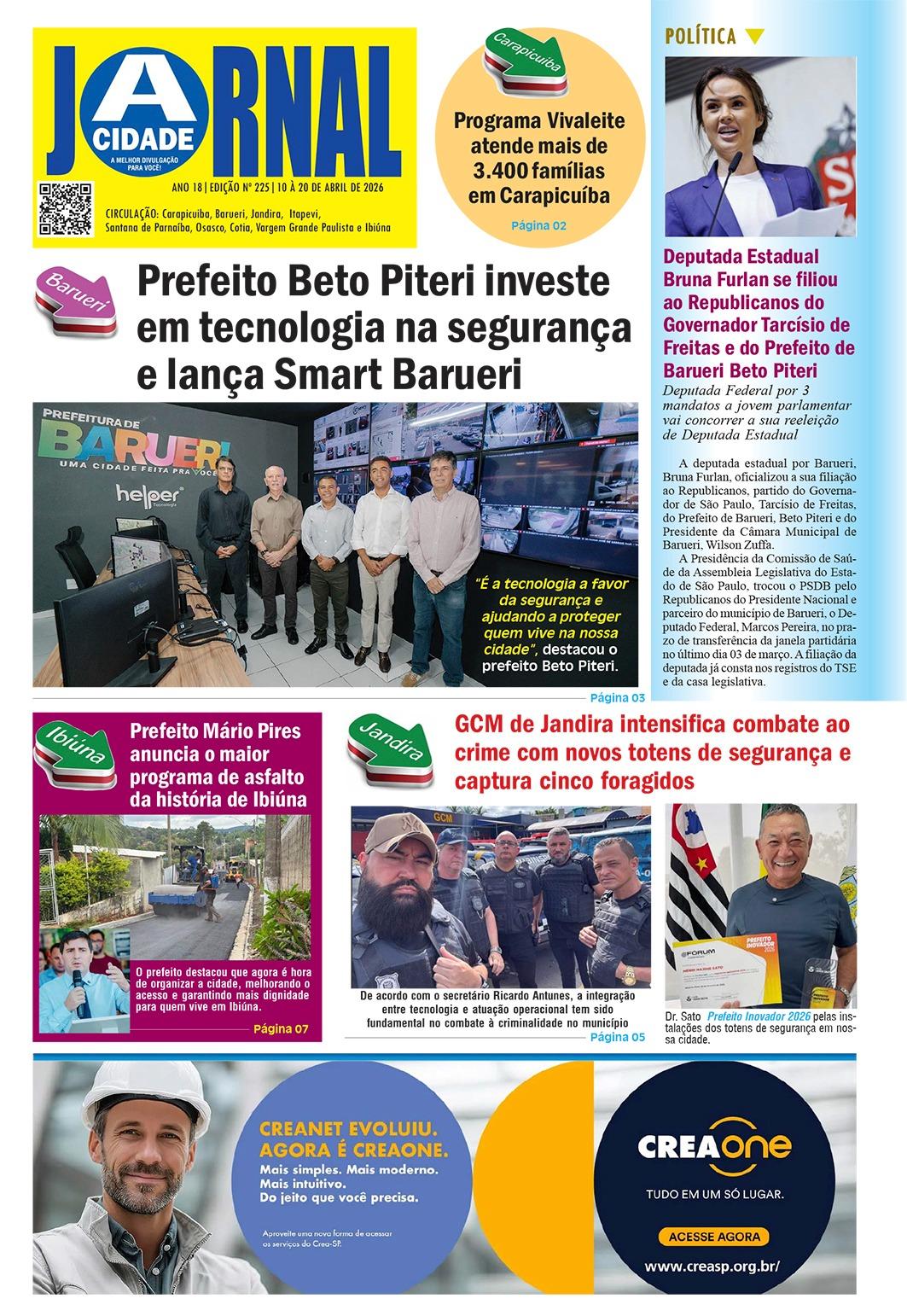 Jornal A CIDADE ed 225 Abril 2026