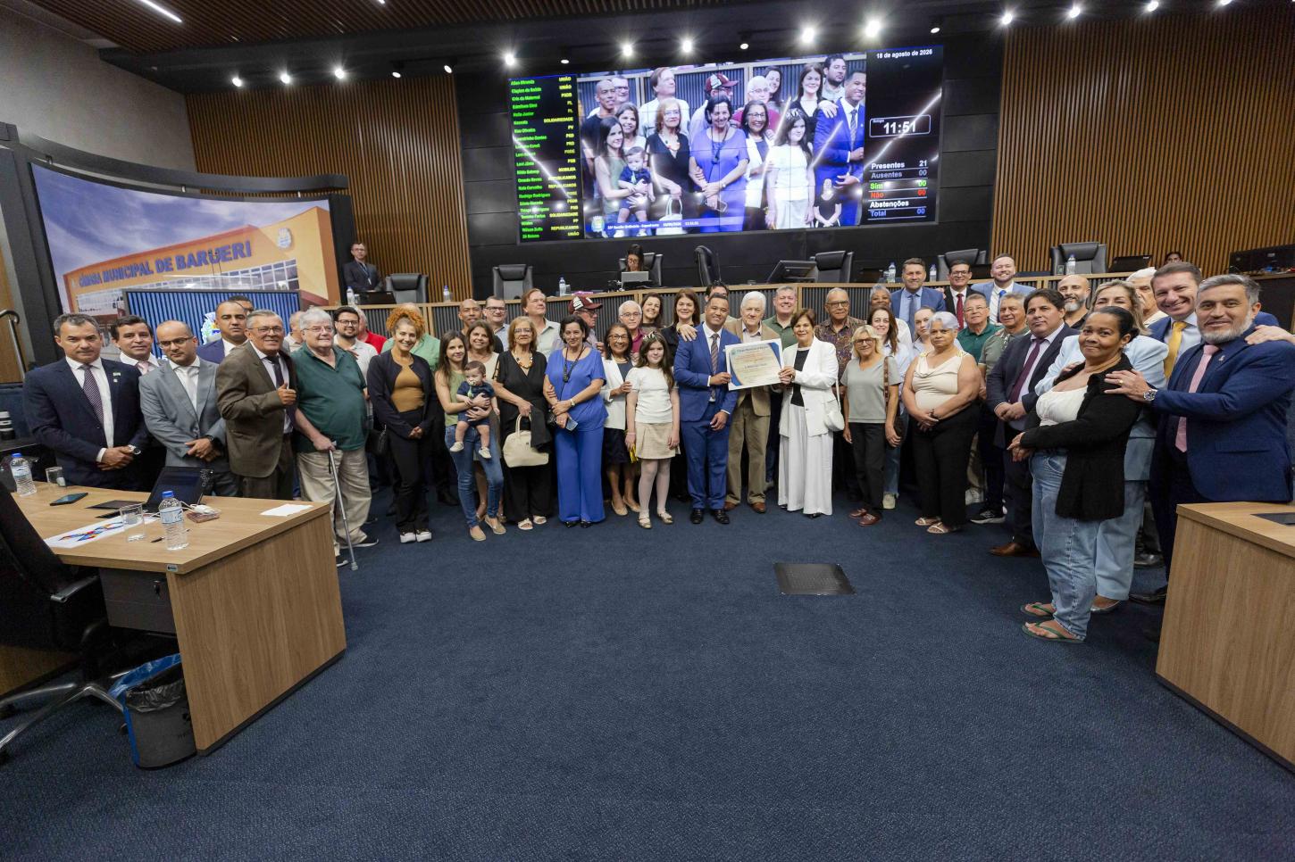 Pasinato recebe homenagem pelos 60 anos de vida pública