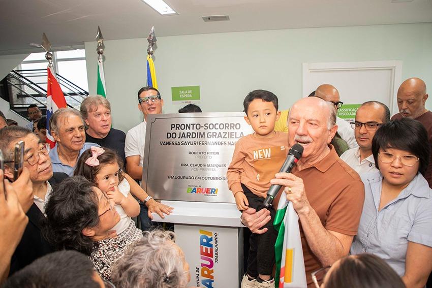 Prefeito Beto Piteri inaugura Pronto-Socorro do Jardim Graziela com atendimento 24 horas